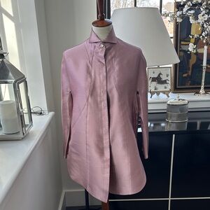 Chado Ralph Rucci Light Purple/Pink Vintage Silk Shantung Tunic M